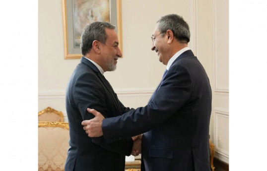 Azerbaijani President's Special Representative, Khalaf Khalafov, met with Iranian Foreign Minister Abbas Araghchi