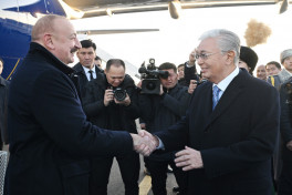 President of Azerbaijan Ilham Aliyev arrived in Kazakhstan for state visit -PHOTO 