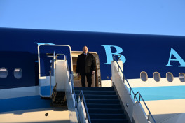 President of Azerbaijan Ilham Aliyev arrived in Kazakhstan for state visit -PHOTO 