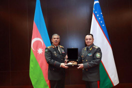Azerbaijan Defense Minister visits Uzbekistan