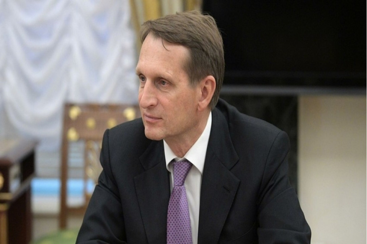 Sergei Naryshkin, director of the Russian Foreign Intelligence Service