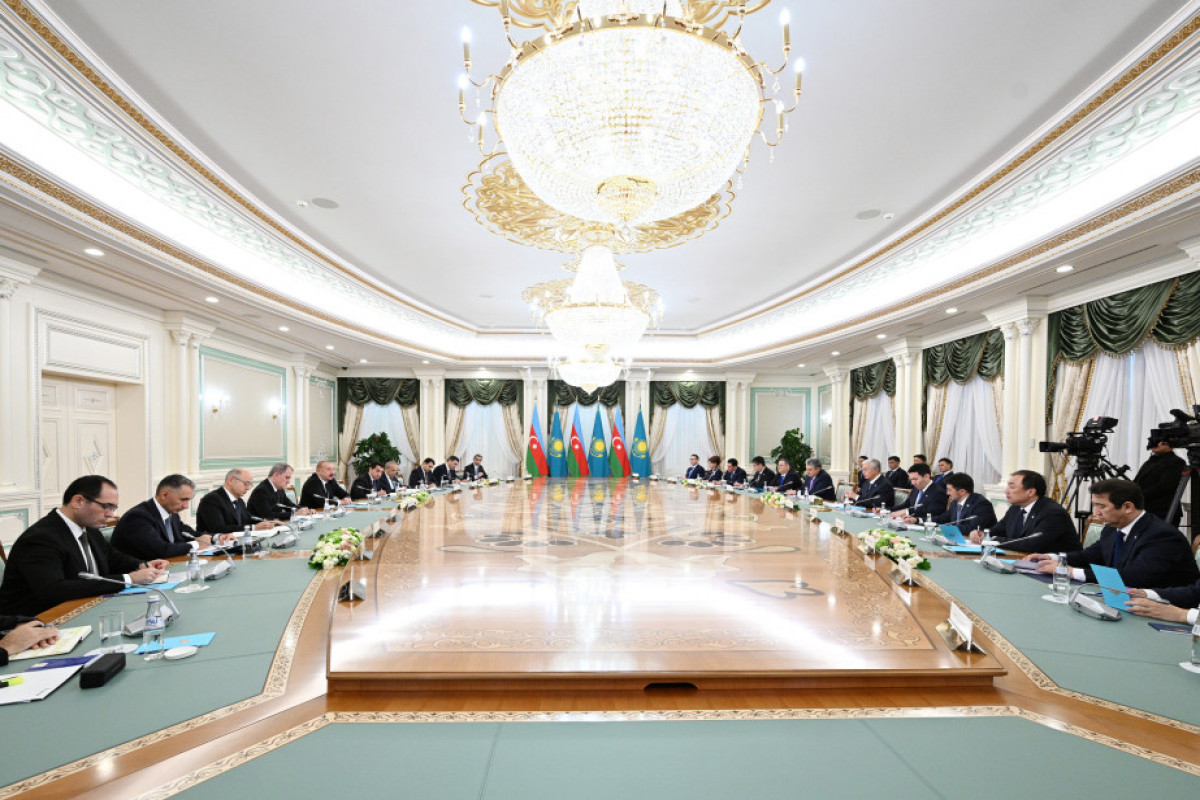 Astana hosted second meeting of Azerbaijan-Kazakhstan Supreme Interstate Council -PHOTO -UPDATED 