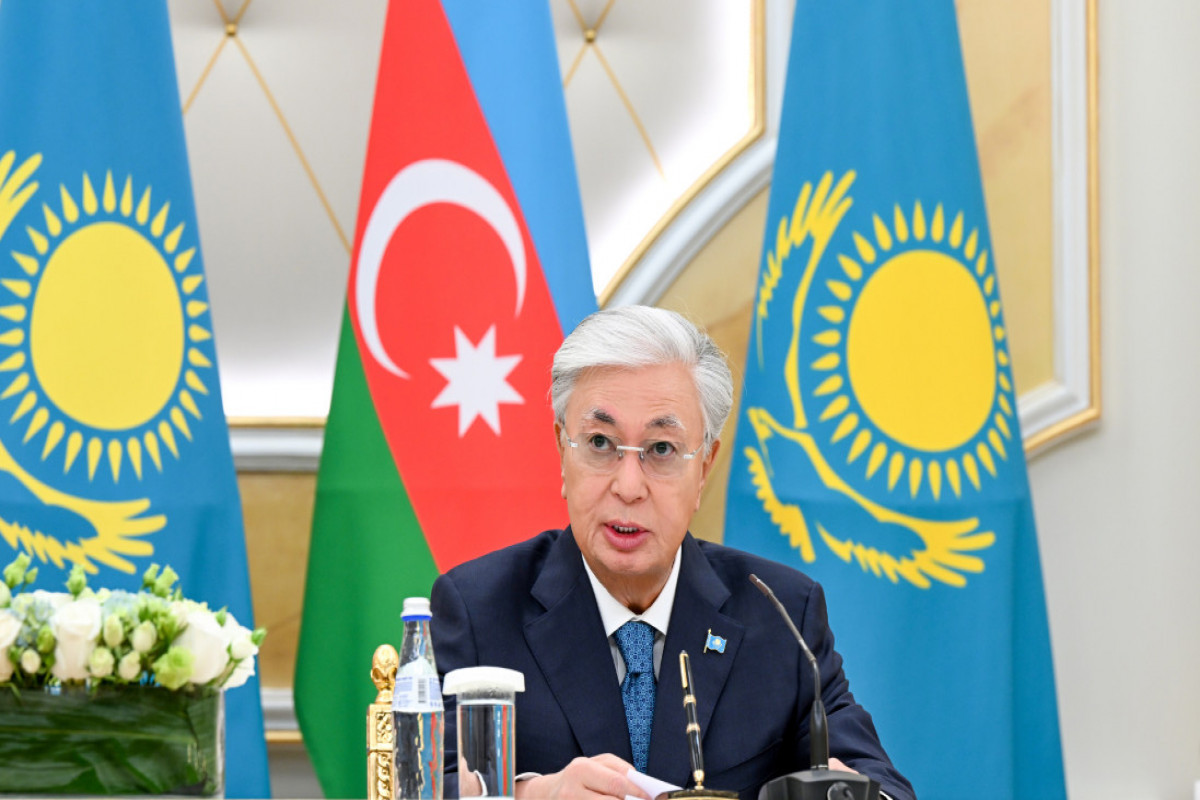 Kazakh President Kassym-Jomart Tokayev