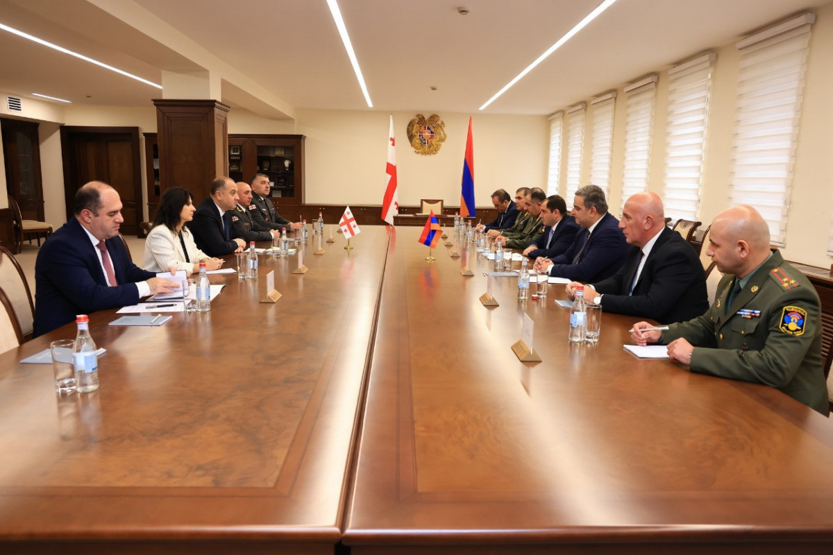 Georgian, Armenian defense ministers discuss regional security