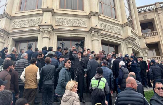 33 people detained during protest in Gyumri
