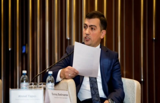 Dunay Bedirkhanov, the Acting Chairman of the Board of the Azerbaijan Space Agency ("Azercosmos")