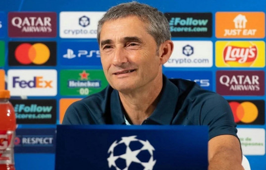 Atletico Madrid head coach Ernesto Valverde