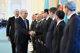 Official welcome ceremony was held for President of Azerbaijan Ilham Aliyev in Astana -UPDATED -PHOTO 