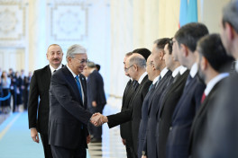 Official welcome ceremony was held for President of Azerbaijan Ilham Aliyev in Astana -UPDATED -PHOTO 