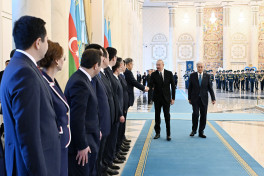 Official welcome ceremony was held for President of Azerbaijan Ilham Aliyev in Astana -UPDATED -PHOTO 