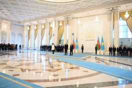 Official welcome ceremony was held for President of Azerbaijan Ilham Aliyev in Astana -UPDATED -PHOTO 