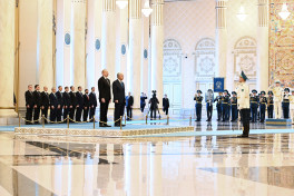 Official welcome ceremony was held for President of Azerbaijan Ilham Aliyev in Astana -UPDATED -PHOTO 