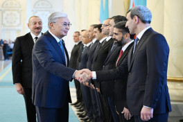Official welcome ceremony was held for President of Azerbaijan Ilham Aliyev in Astana -UPDATED -PHOTO 