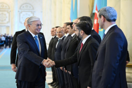 Official welcome ceremony was held for President of Azerbaijan Ilham Aliyev in Astana -UPDATED -PHOTO 
