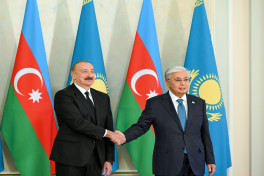 Official welcome ceremony was held for President of Azerbaijan Ilham Aliyev in Astana -UPDATED -PHOTO 