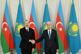 Official welcome ceremony was held for President of Azerbaijan Ilham Aliyev in Astana -UPDATED -PHOTO 