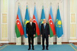 Official welcome ceremony was held for President of Azerbaijan Ilham Aliyev in Astana -UPDATED -PHOTO 