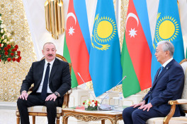 President of Azerbaijan Ilham Aliyev held one-on-one meeting with President of Kazakhstan Kassym-Jomart Tokayev in Astana