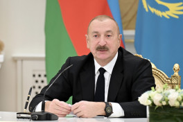 Presidents of Azerbaijan and Kazakhstan delivered press statements -PHOTO -UPDATED 