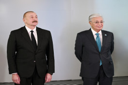 Presidents Ilham Aliyev and Kassym-Jomart Tokayev visited “Alem.ai” International Artificial Intelligence Center in Astana -PHOTO 