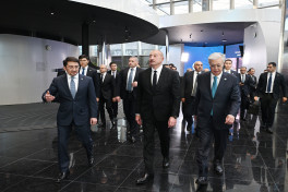 Presidents Ilham Aliyev and Kassym-Jomart Tokayev visited “Alem.ai” International Artificial Intelligence Center in Astana -PHOTO 