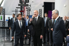 Presidents Ilham Aliyev and Kassym-Jomart Tokayev visited “Alem.ai” International Artificial Intelligence Center in Astana -PHOTO 