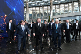 Presidents Ilham Aliyev and Kassym-Jomart Tokayev visited “Alem.ai” International Artificial Intelligence Center in Astana -PHOTO 