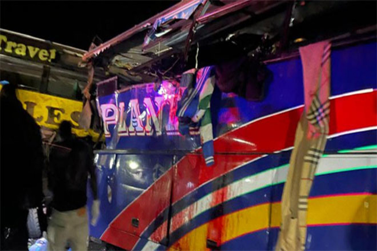 Uganda bus crash leaves at least 63 dead