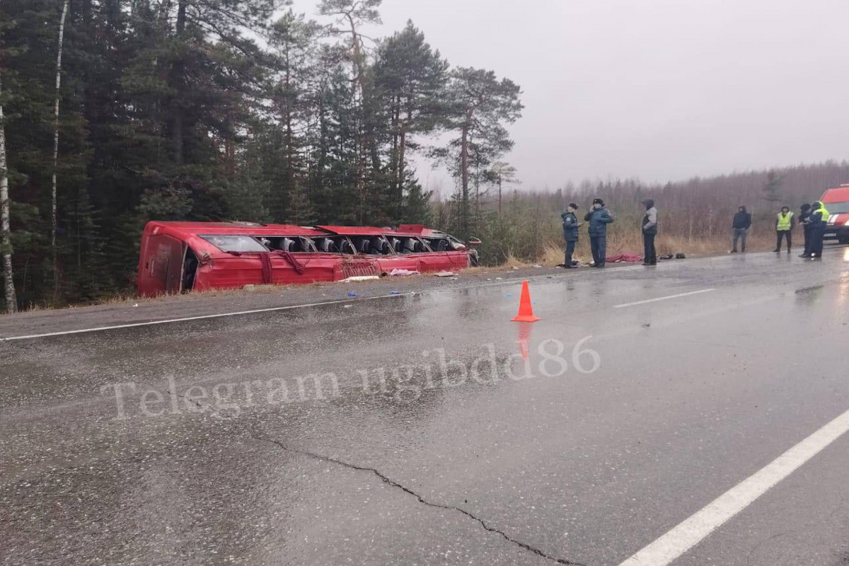 Two killed, nine injured in bus accident in Russia’s Khanty-Mansiysk region
