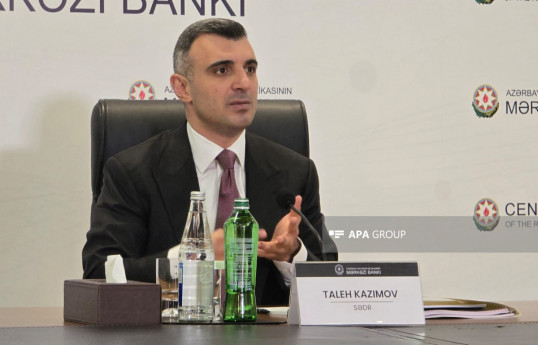 Chairman of the CBA, Taleh Kazimov