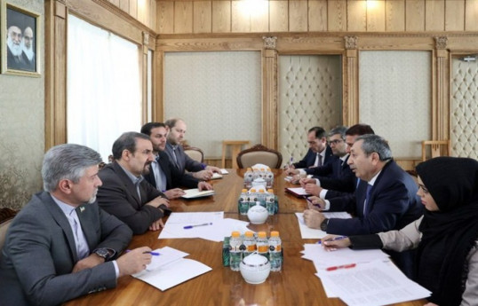 Azerbaijani envoy Khalafov meets Iranian President’s adviser Mehdi Sanai