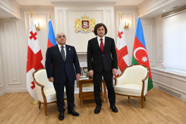 Azerbaijani PM Ali Asadov meets with Georgian counterpart Irakli Kobakhidze