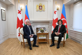 Azerbaijani PM Ali Asadov meets with Georgian counterpart Irakli Kobakhidze