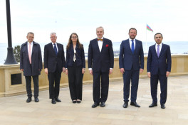 Estonian Foreign Minister visited Alley of Martyrs