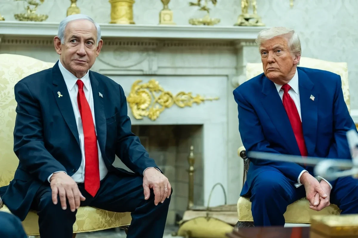 Benjamin Netanyahu, Israeli PM and Donald Trump, US President