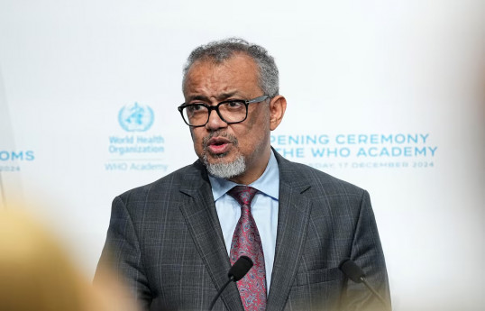 World Health Organization (WHO) Director General Tedros Adhanom Ghebreyesus