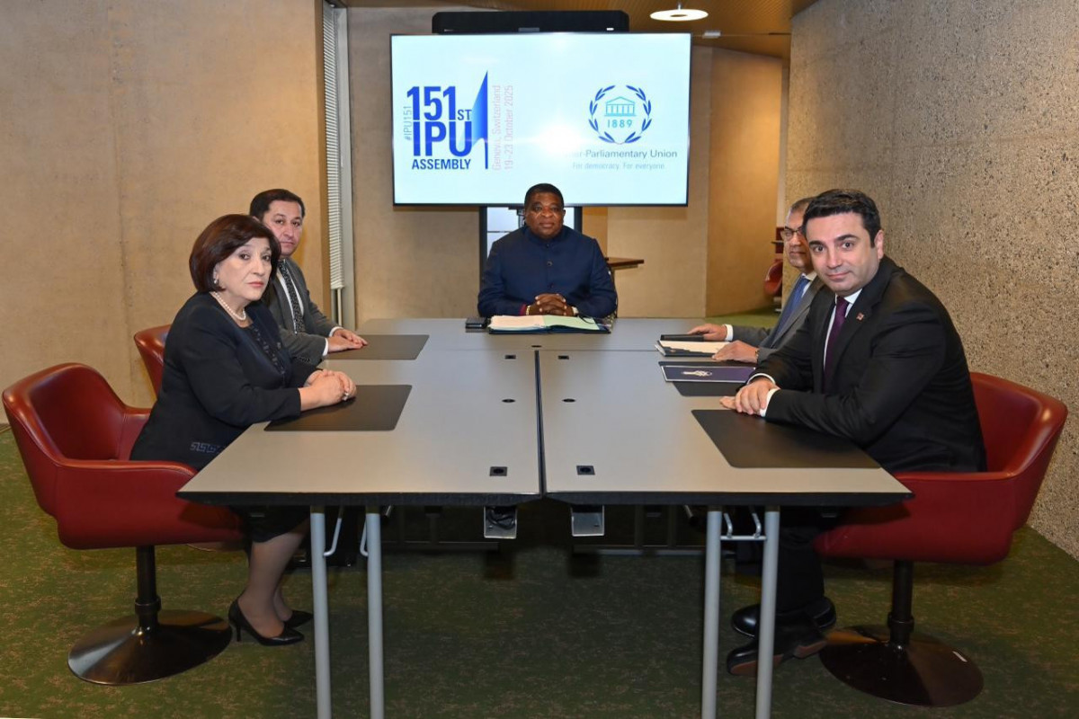 Azerbaijani speaker Sahiba Gafarova comments on Geneva meeting with Armenian counterpart