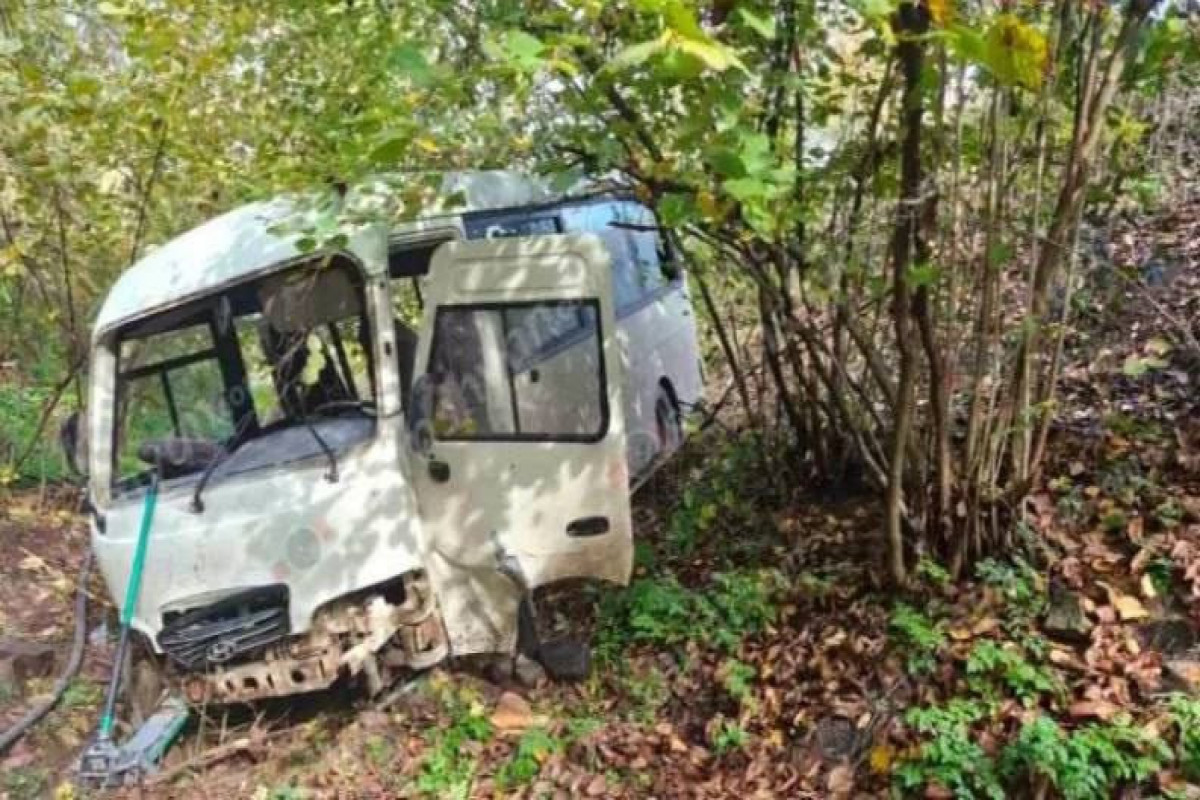 Bus crash in Armenia injures 11 people