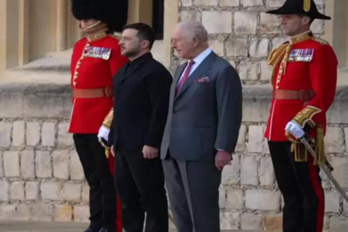 Ukrainian President Volodymyr Zelenskyy, King Charles of Great Britain