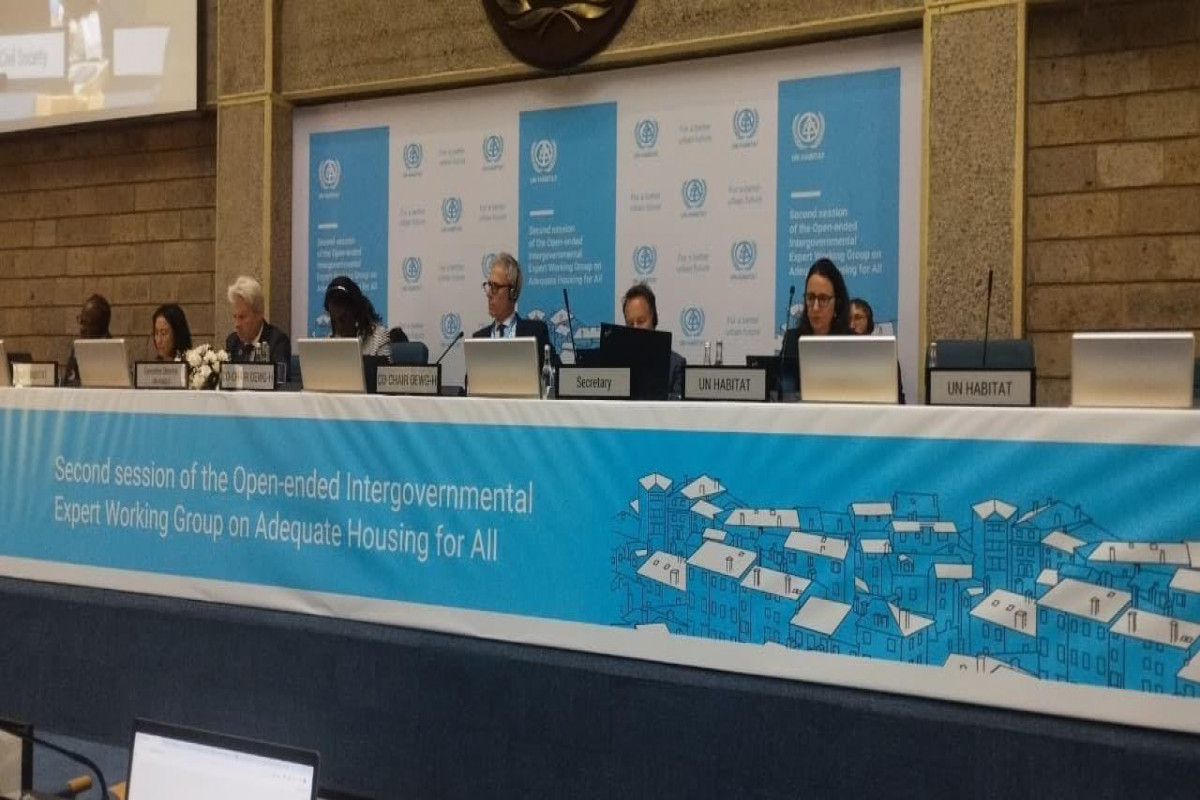 Azerbaijan elected Co-Chair of the Intergovernmental Working Group of UN-Habitat on “Adequate Housing for All”