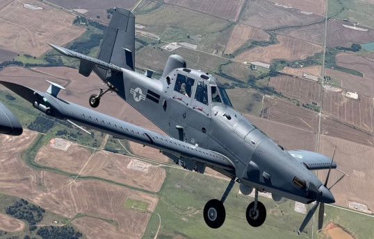Military plane crashed in US
