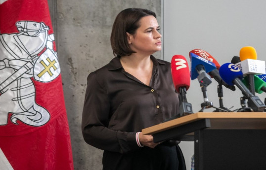 Belarusian opposition leader Svetlana Tikhanovskaya