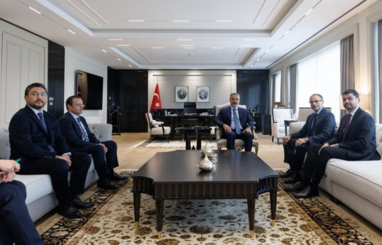 Turkish FM received TURKPA Secretary General Ramil Hasan in Ankara
