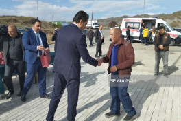 18 families relocated to Seyidbeyli village in Khojaly receive house keys -PHOTO -UPDATED -VIDEO 