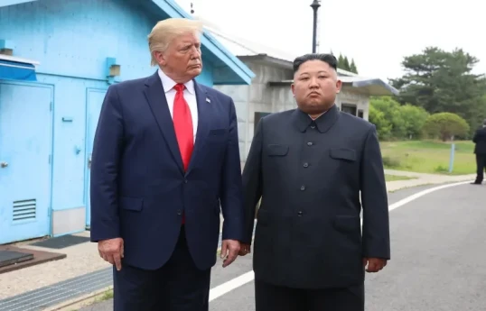 Donald Trump, US President and Kim Jong Un, North Korean leader