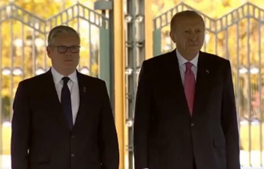 British Prime Minister Keir Starmer and Turkish President Recep Tayyip Erdoğan