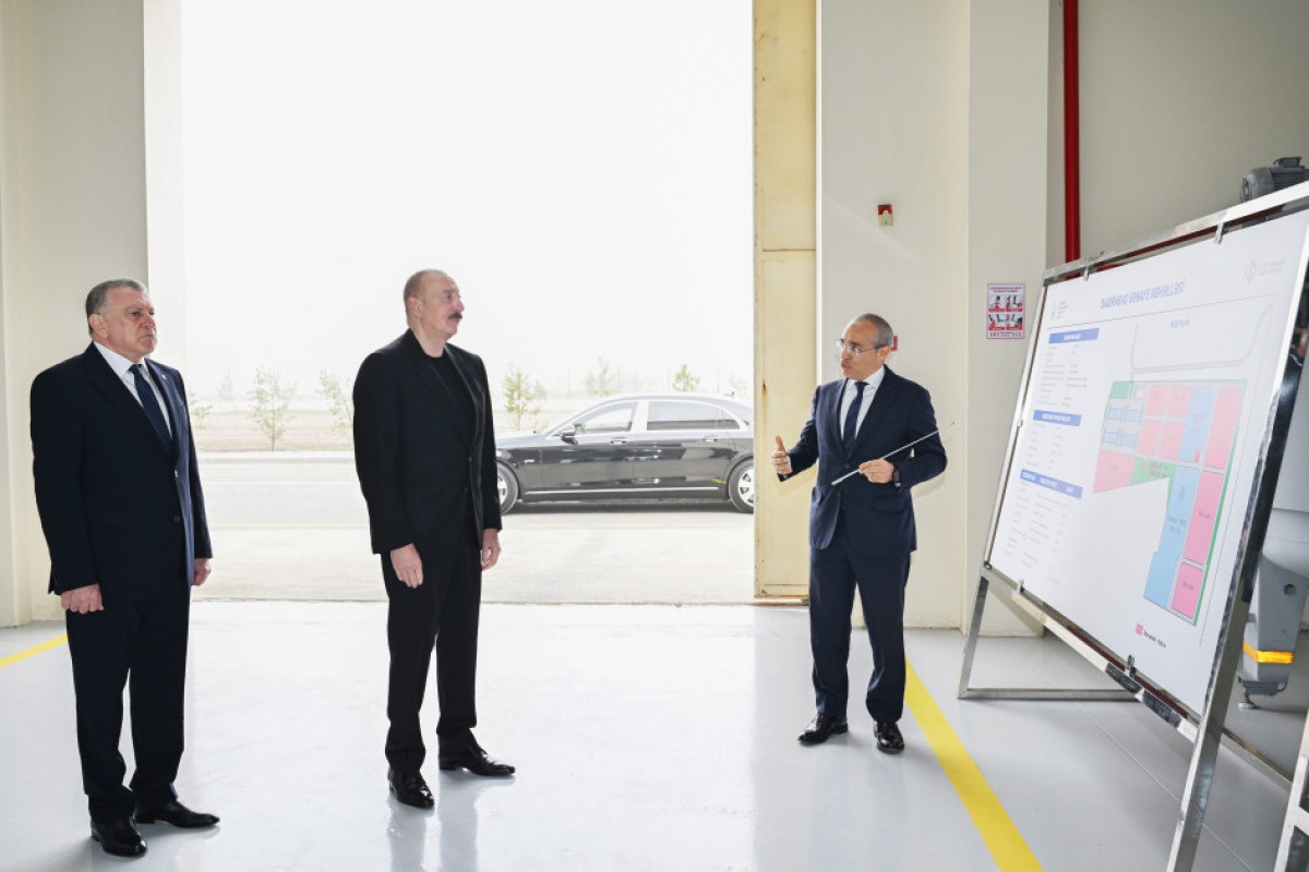 President Ilham Aliyev visited agrochemical production facility in Sabirabad