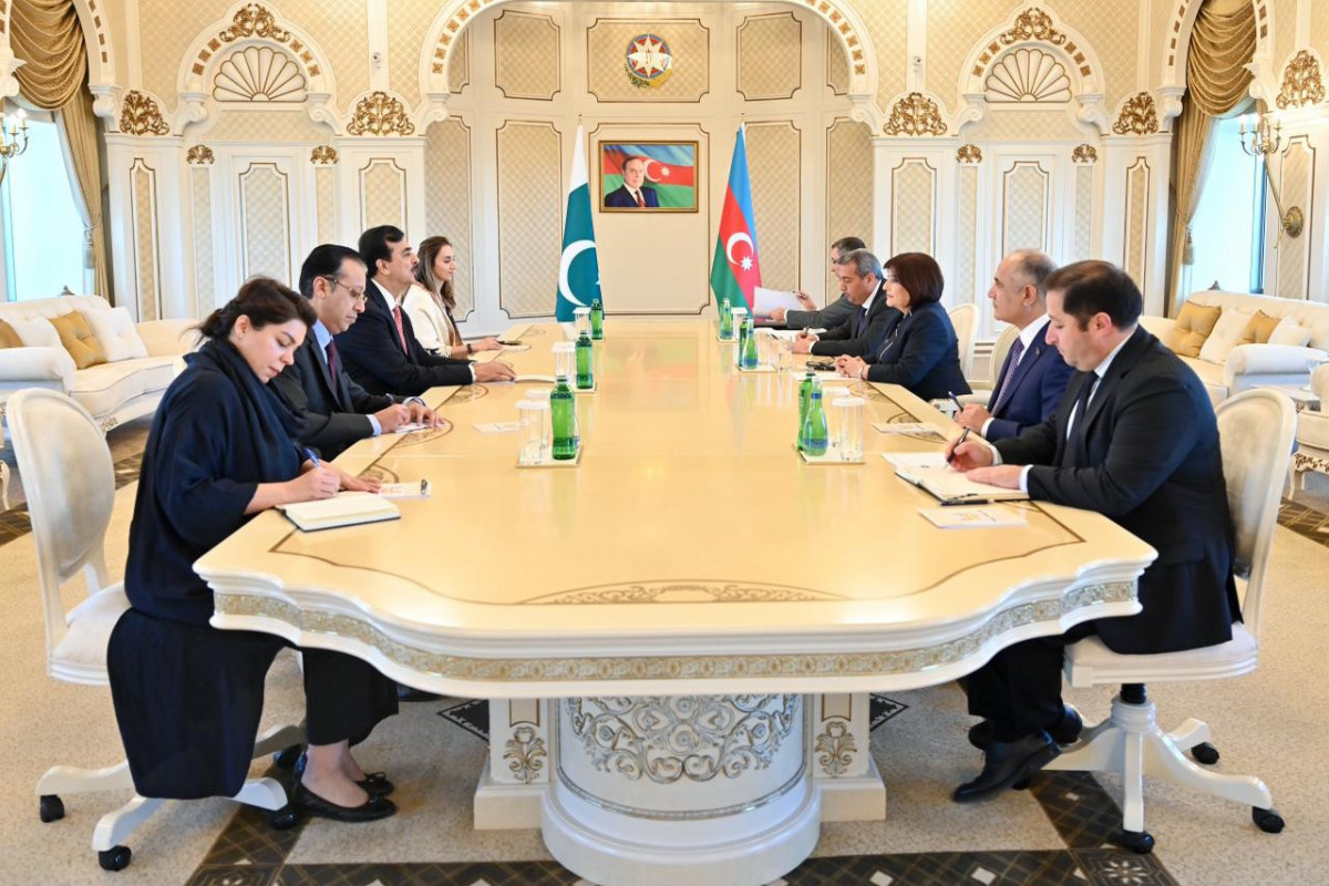 Azerbaijan’s Parliament Speaker meets Pakistan Senate Chairman