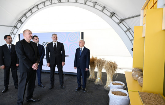 Barley malt processing facility of “Promalt” LLC inaugurated in Imishli