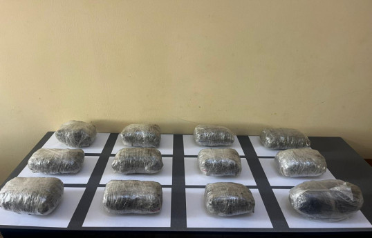 Azerbaijan SBS prevents smuggling 64 kg of drugs from Iran -PHOTO 